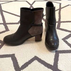 Wolverine Suede & Leather Ankle Boots